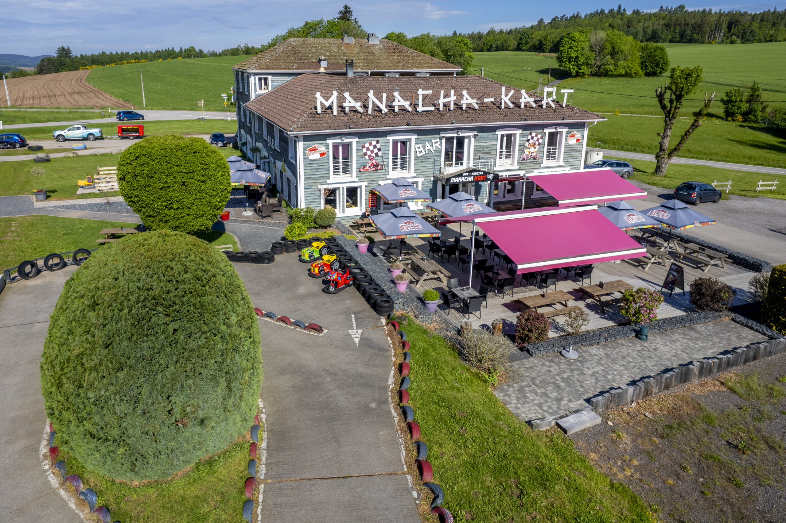 Circuit de karting dans les Vosges